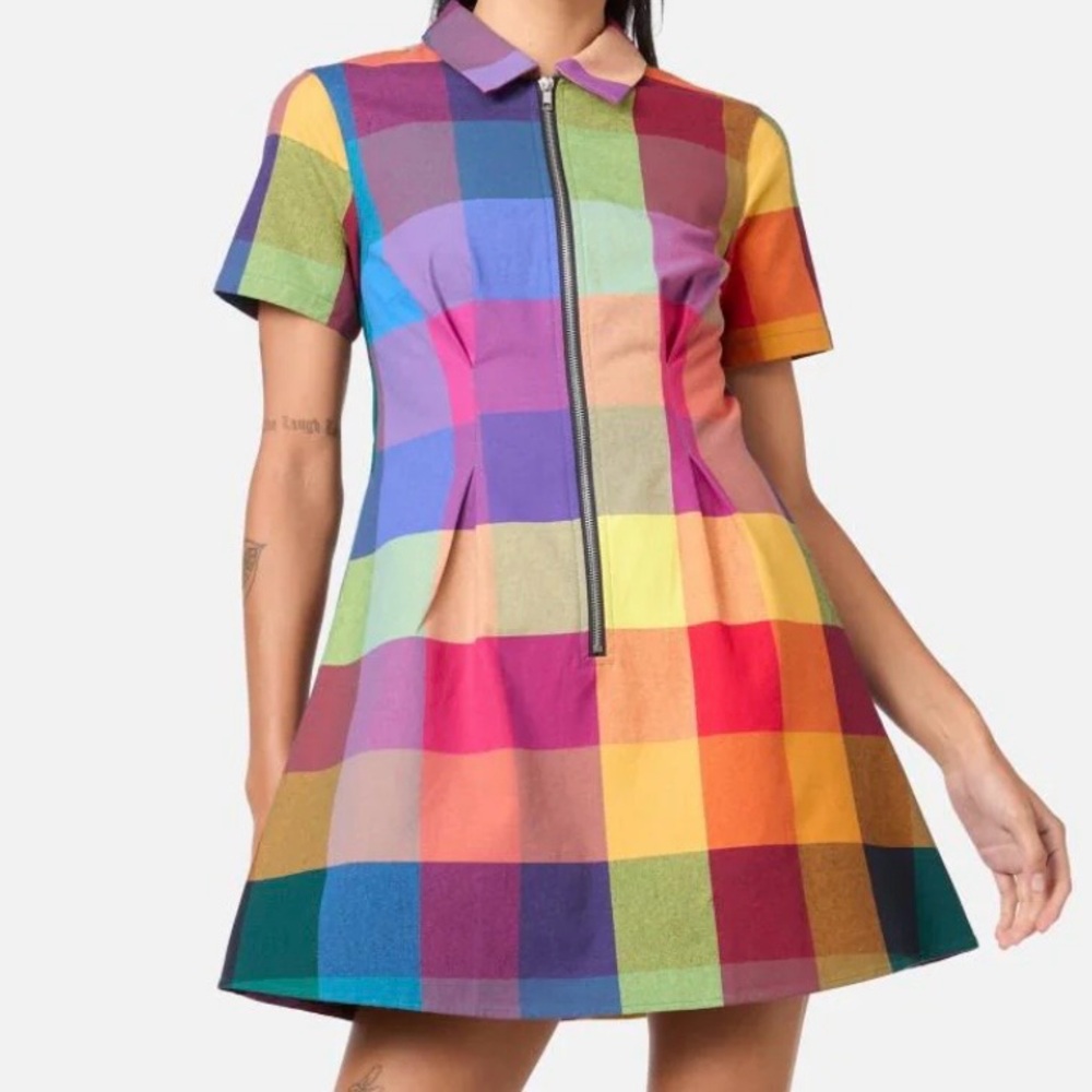 Dangerfield Multicolor Snuggle Dress US 12 - Picture 6 of 7
